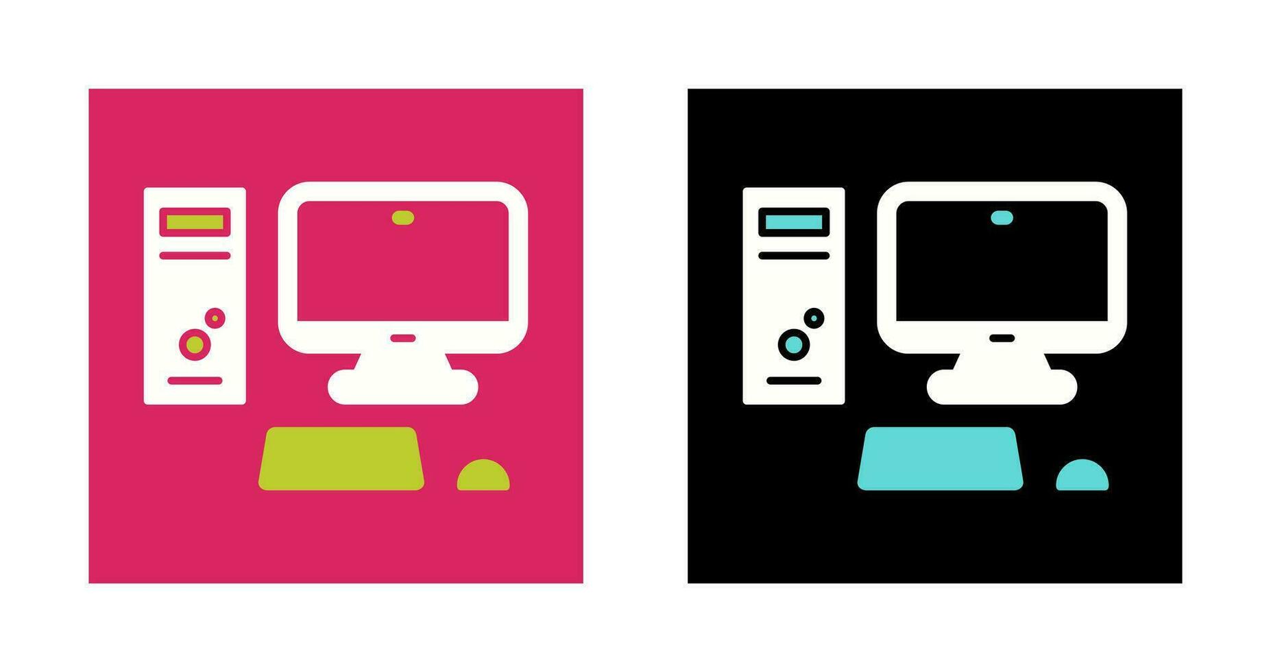 Computer Vector Icon