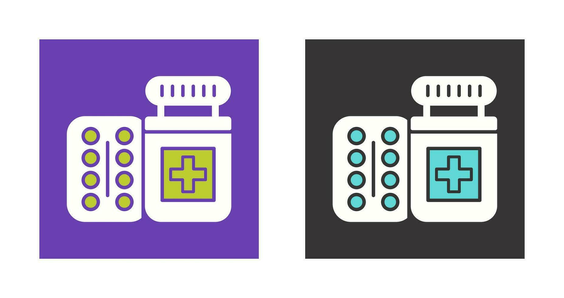 Pills Bottle Vector Icon