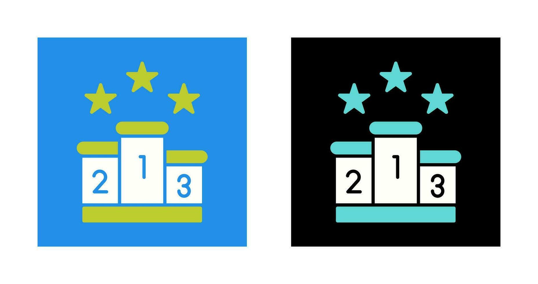 Podium Vector Icon