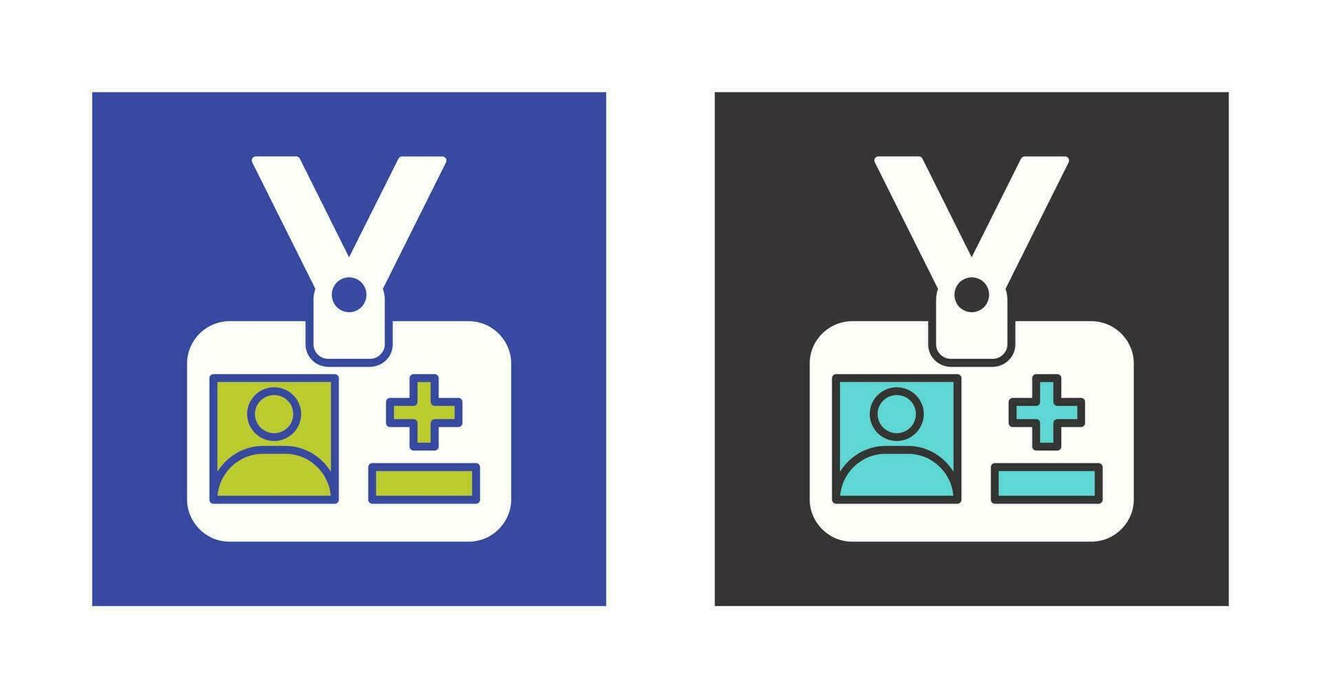 Medical Id Vector Icon