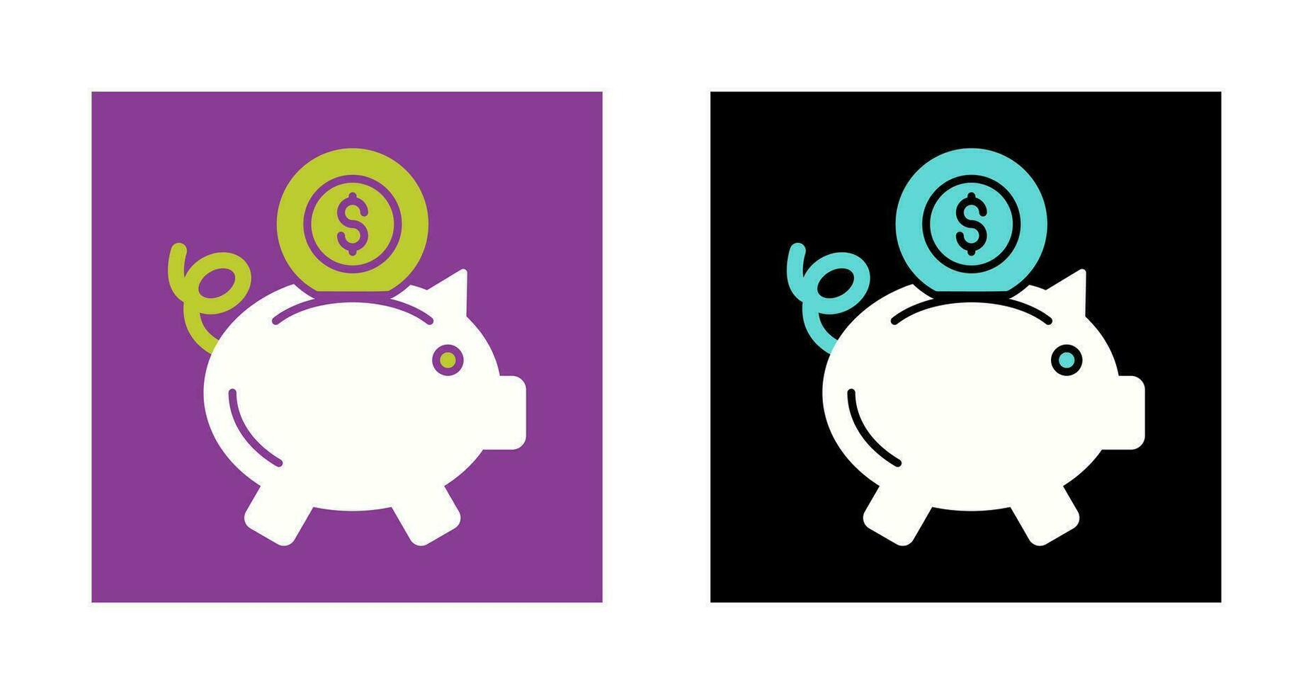 Piggy Bank Vector Icon