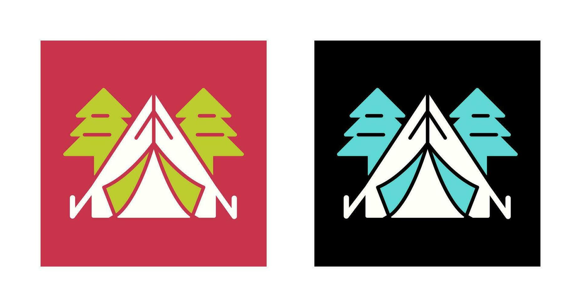 Tent Vector Icon