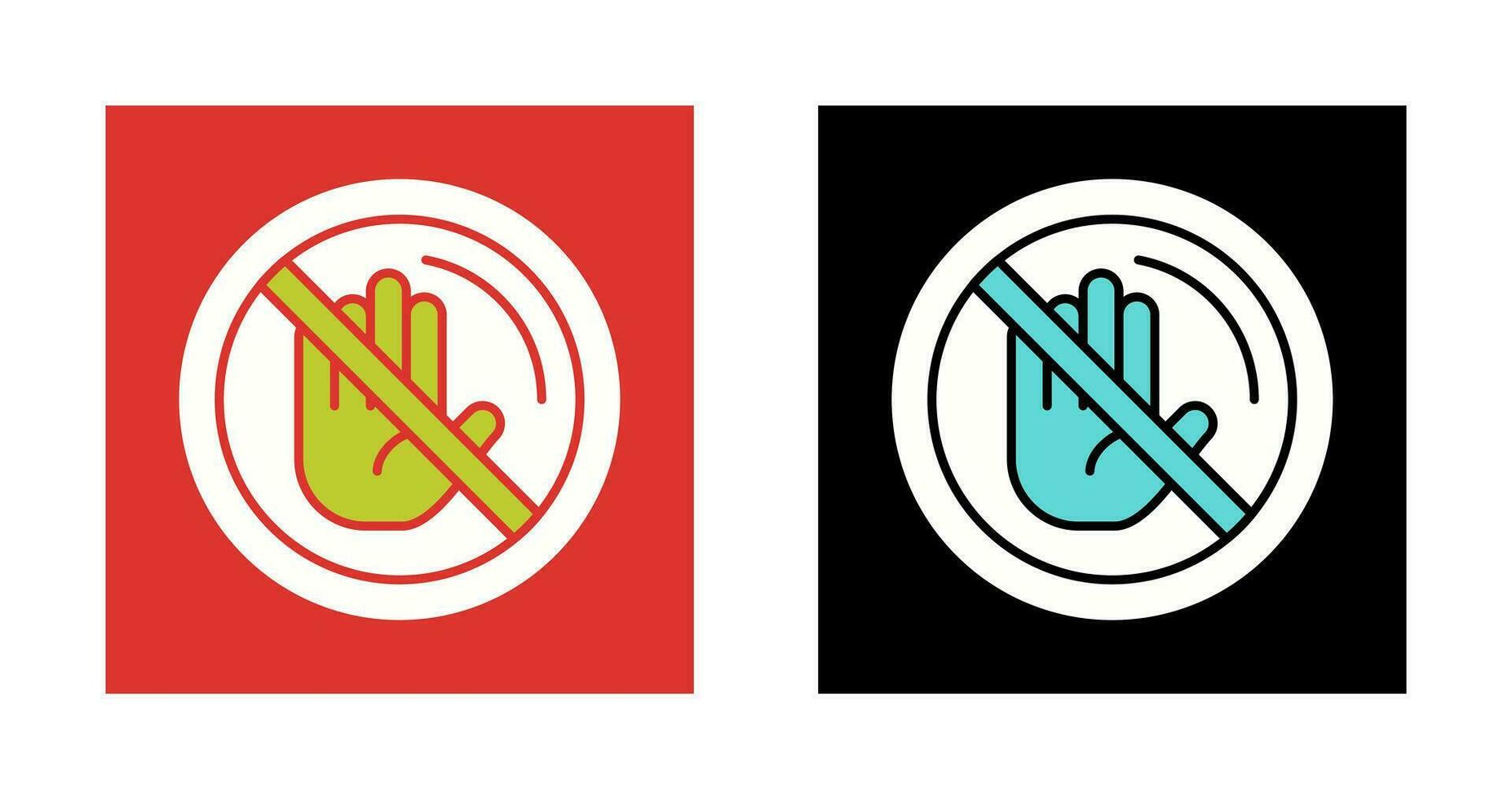 No Passing Vector Icon