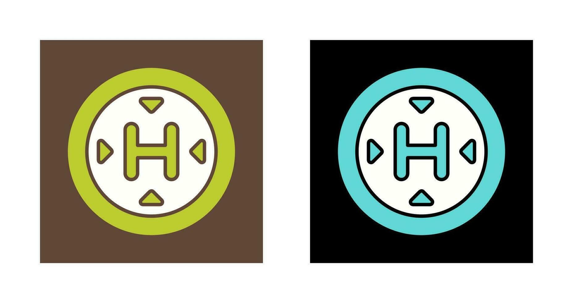 Heliport Vector Icon