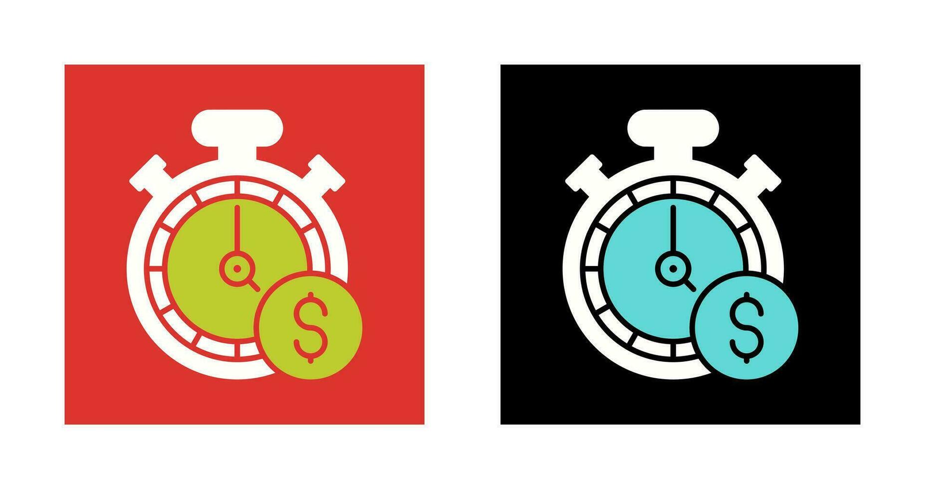 Time Of Money Vector Icon