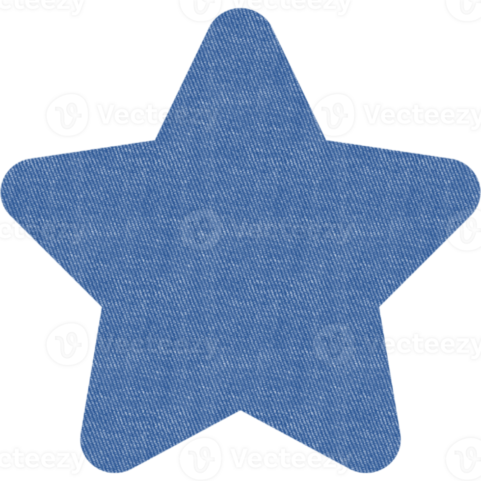 Blau Jeans Denim Stoff Material Baumwolle Textur Star Mode y2k Jahrgang alt Schule cool Kinder png