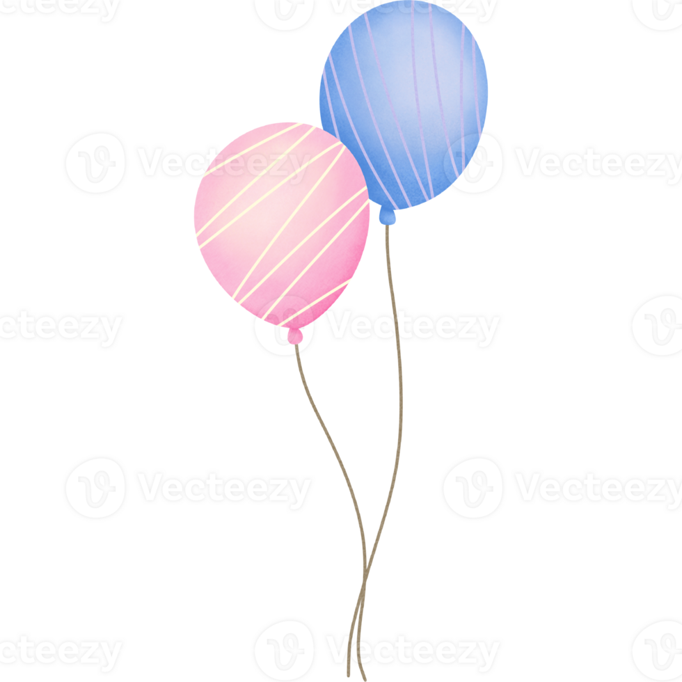 Balloon pastel colorful birthday holiday party anniversary gift surprise celebration decoration png