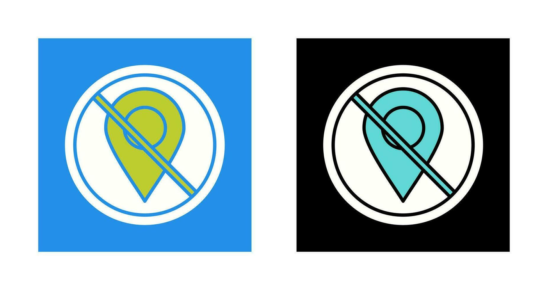 No Gps Vector Icon