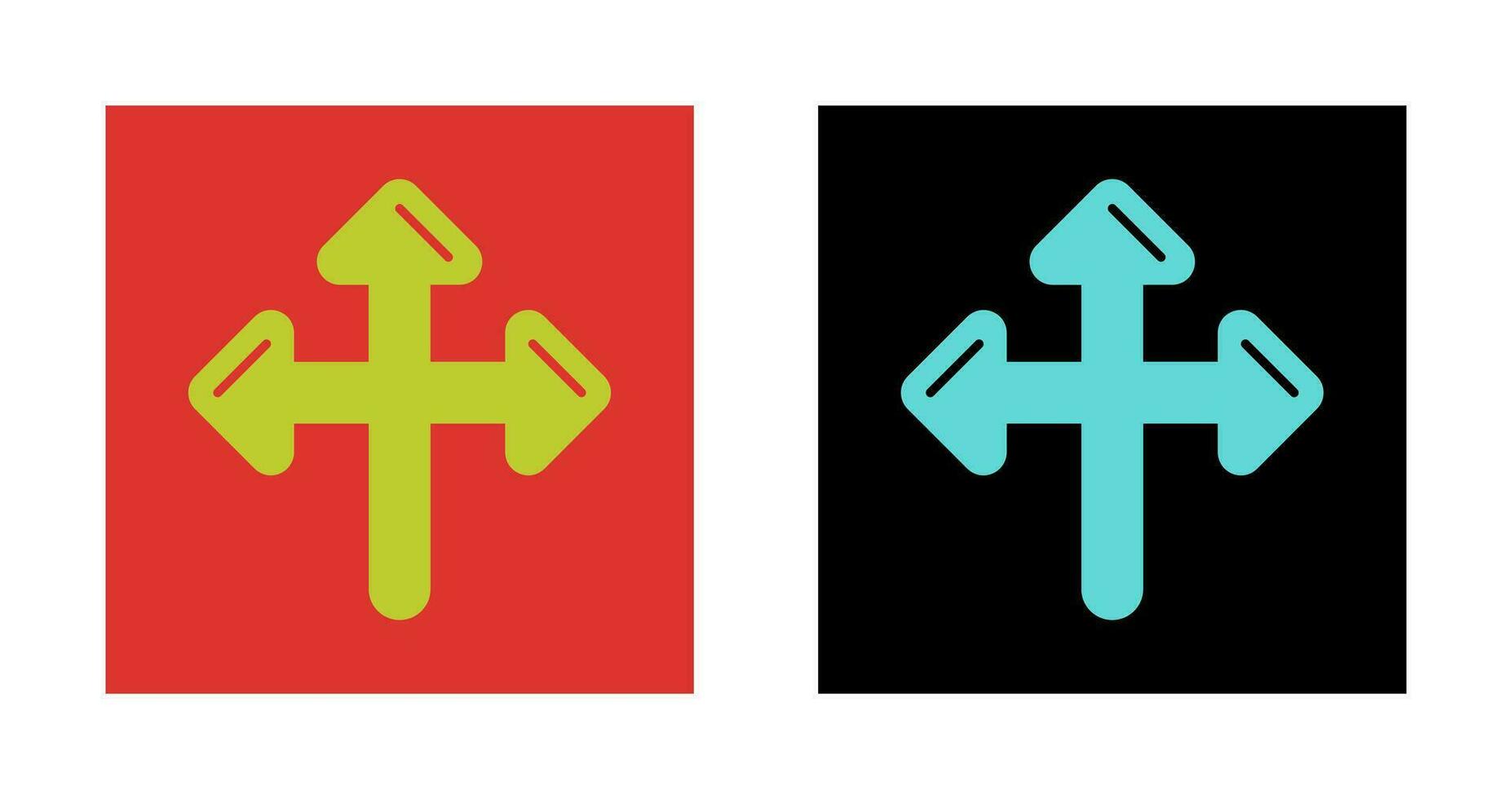 Directional Sign Vector Icon