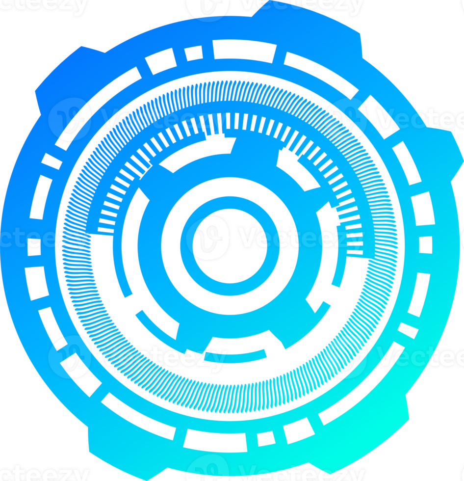 HUD futuristic element. Abstract optical neon aim. Circle geometric shape for virtual interface and games. Camera viewfinder for sniper weapon. png