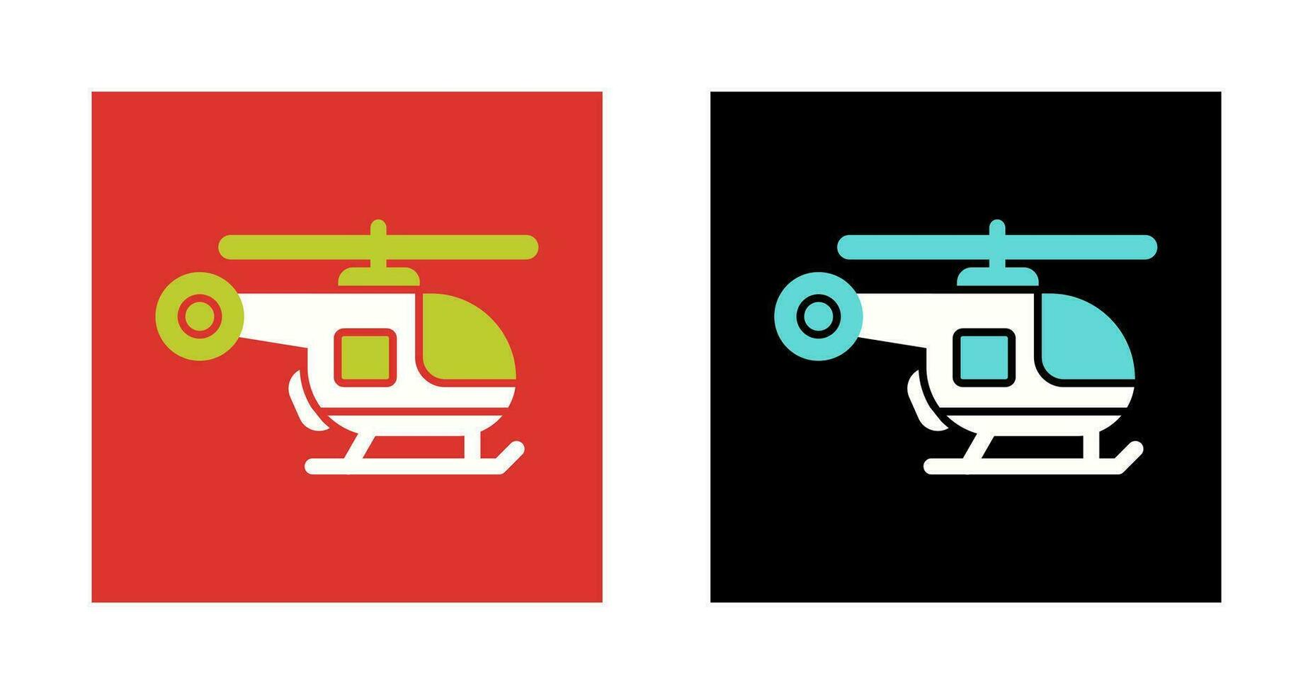 icono de vector de helicóptero