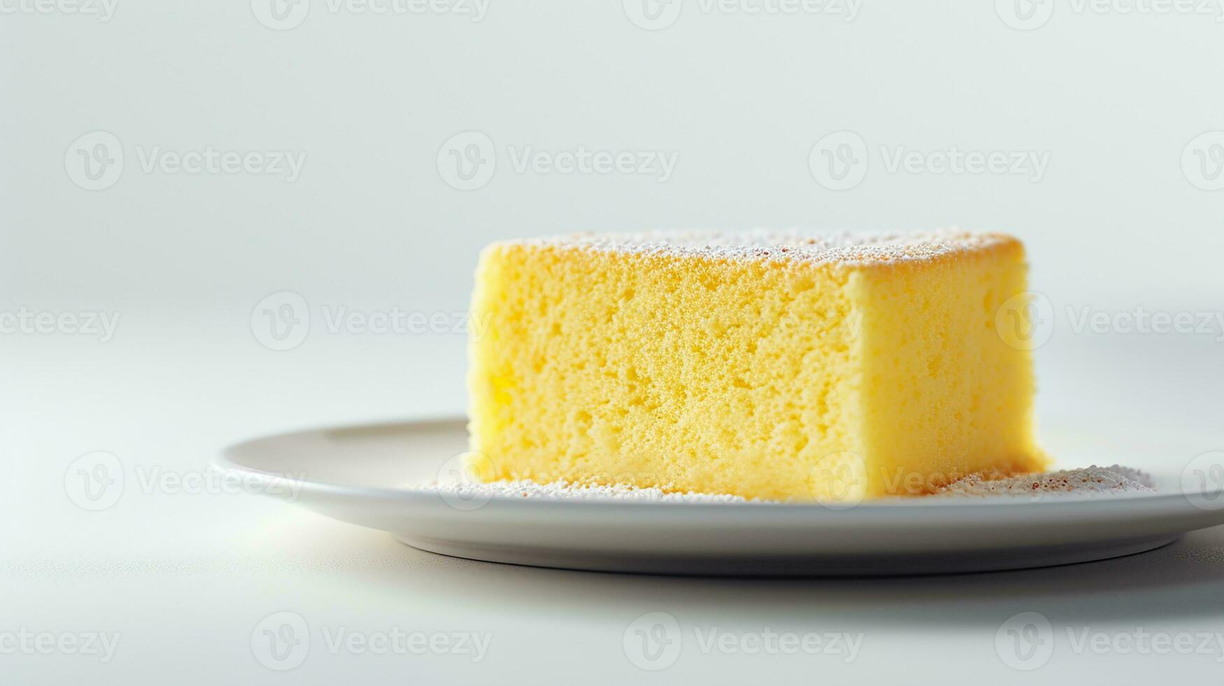 foto de amarillo esponja pastel. generativo ai