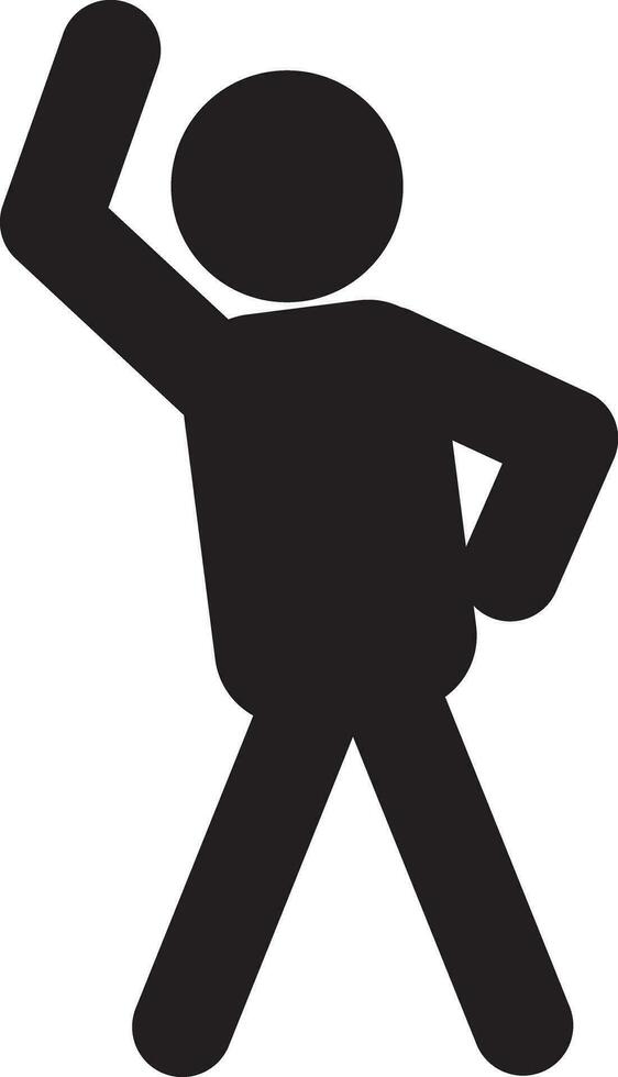 fitness exercise icon. healthy lifestyle sign. gym symbol. flat style. vector