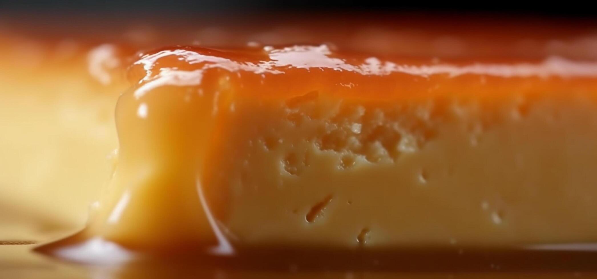Fresh organic honeycomb, a sweet and healthy French delicatessen appetizer generated by AI photo
