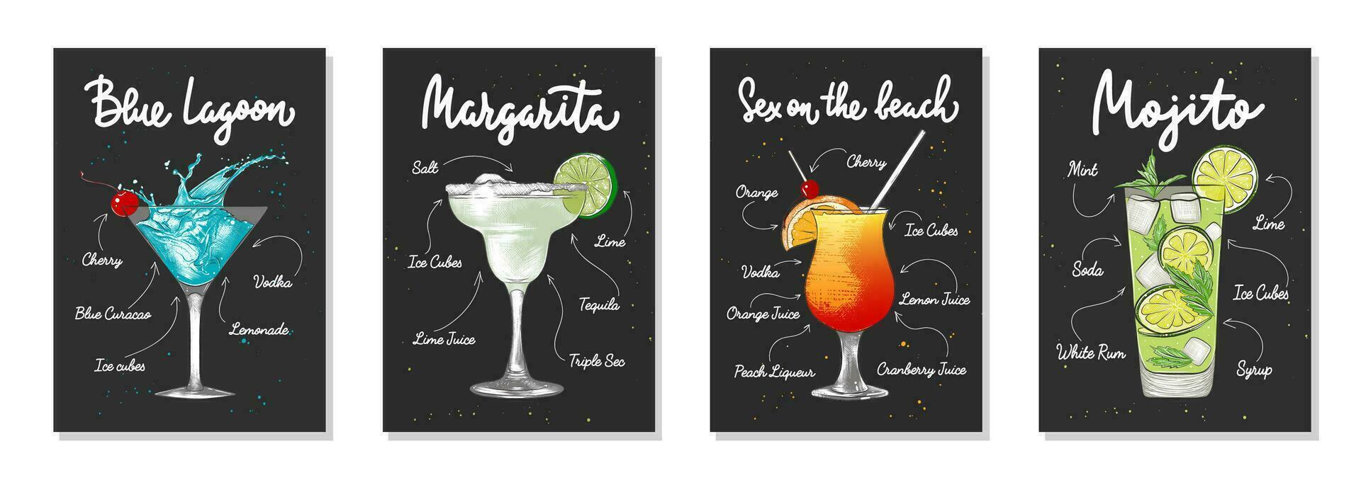 https://static.vecteezy.com/system/resources/previews/027/746/394/non_2x/set-of-4-advertising-recipe-lists-with-alcoholic-drinks-cocktails-and-beverages-lettering-posters-wall-decoration-prints-menu-design-hand-drawn-typography-with-sketches-handwritten-calligraphy-vector.jpg