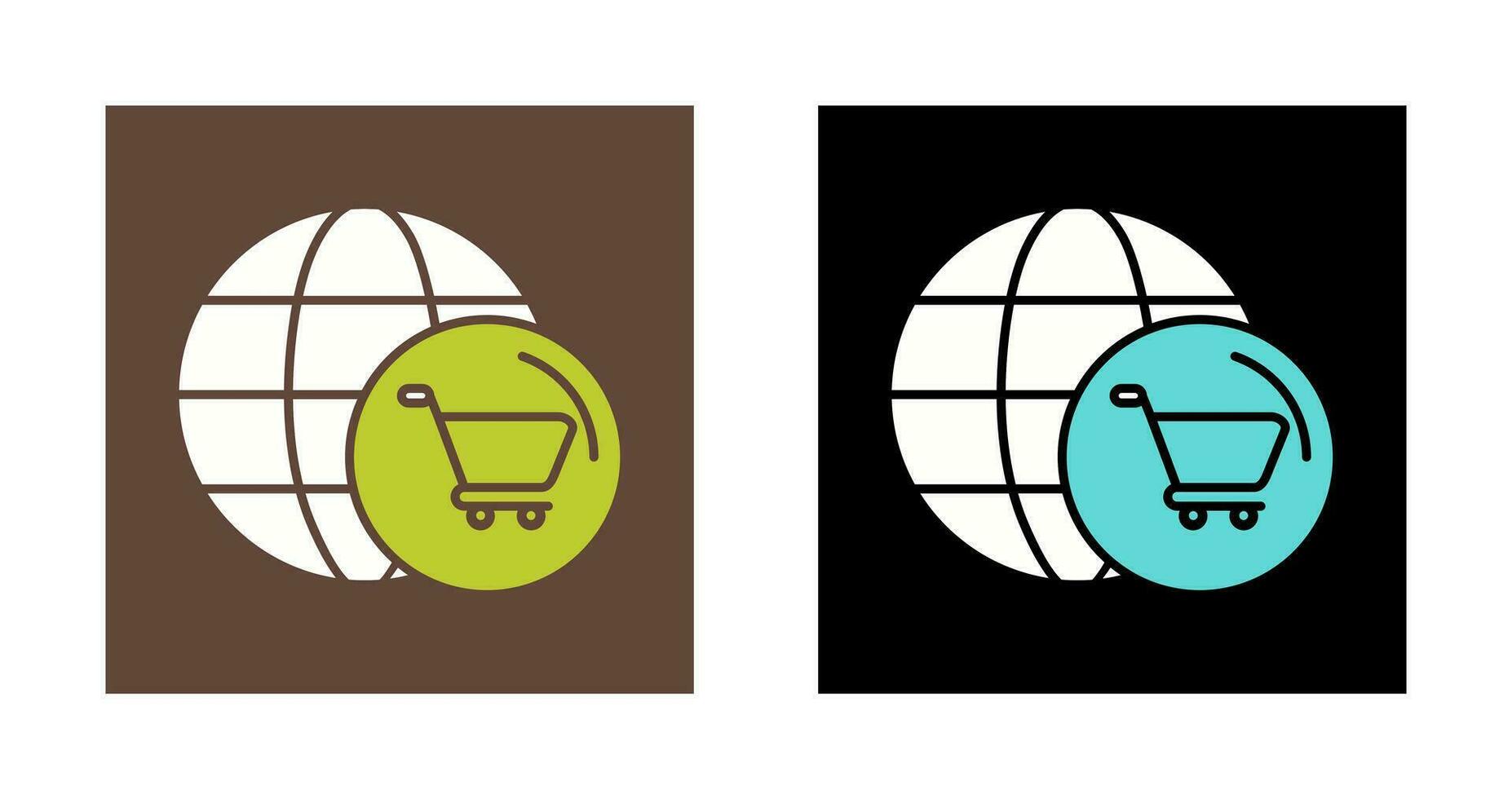 World Cart Vector Icon