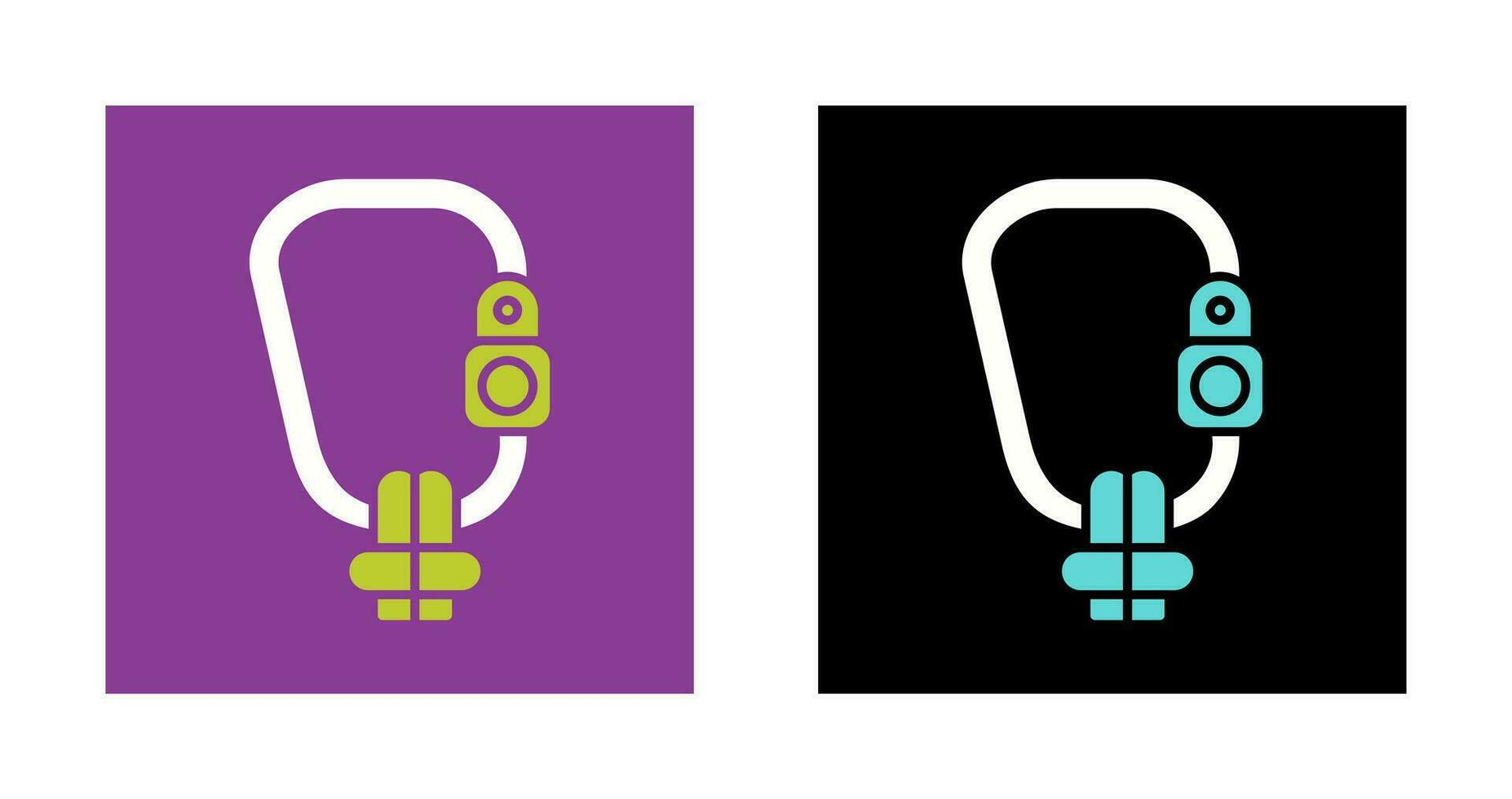 Carabiner Vector Icon