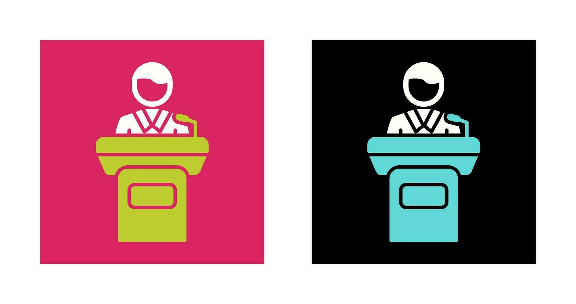 Tribune Vector Icon