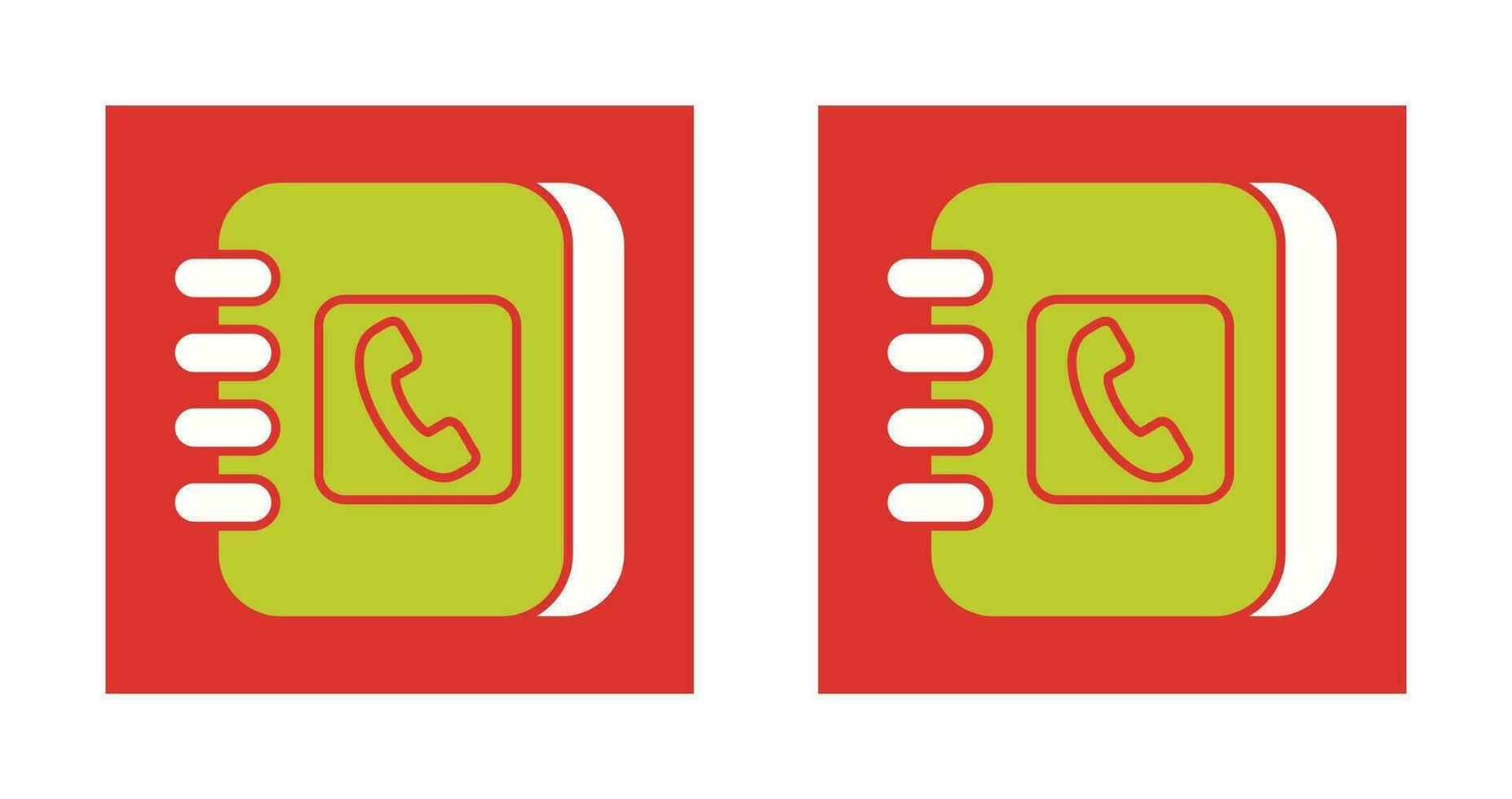 Address Book Vector Icon