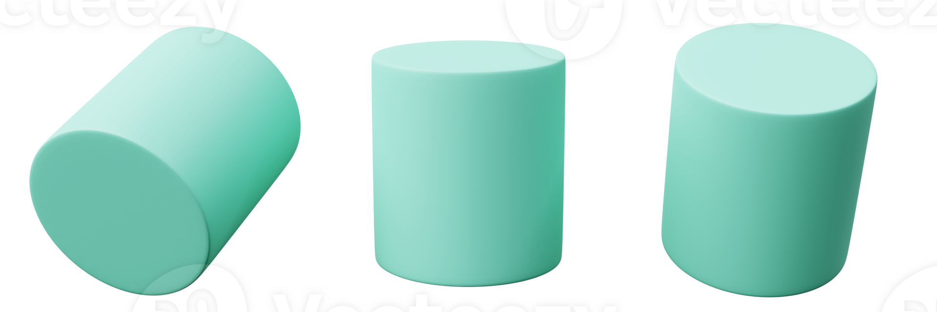 3d Cylinder Tosca, realistic rendering of 3d geometry shape object