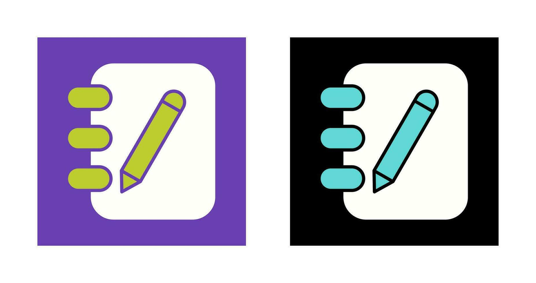 Notebook Vector Icon