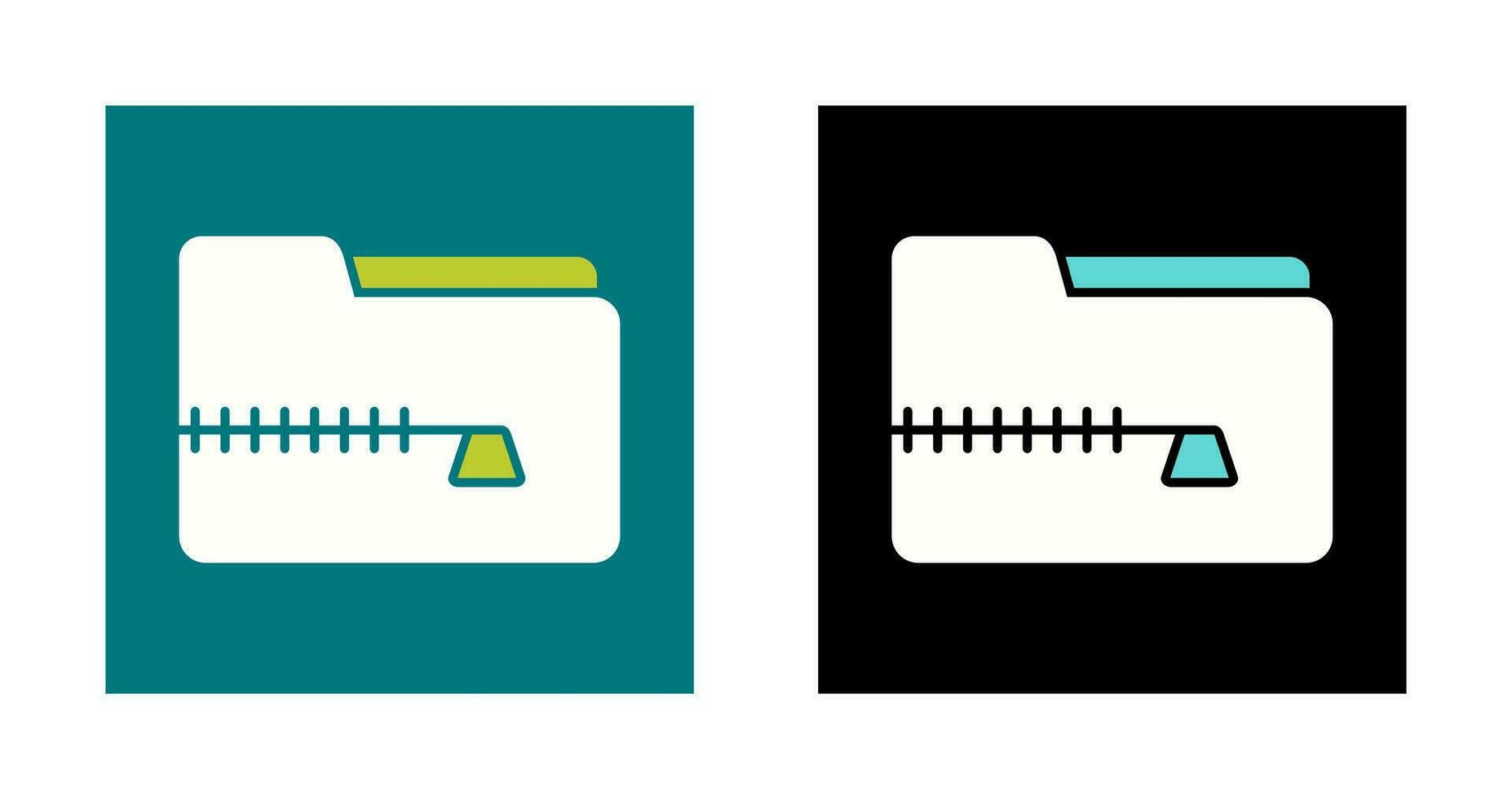 Zip File Vector Icon