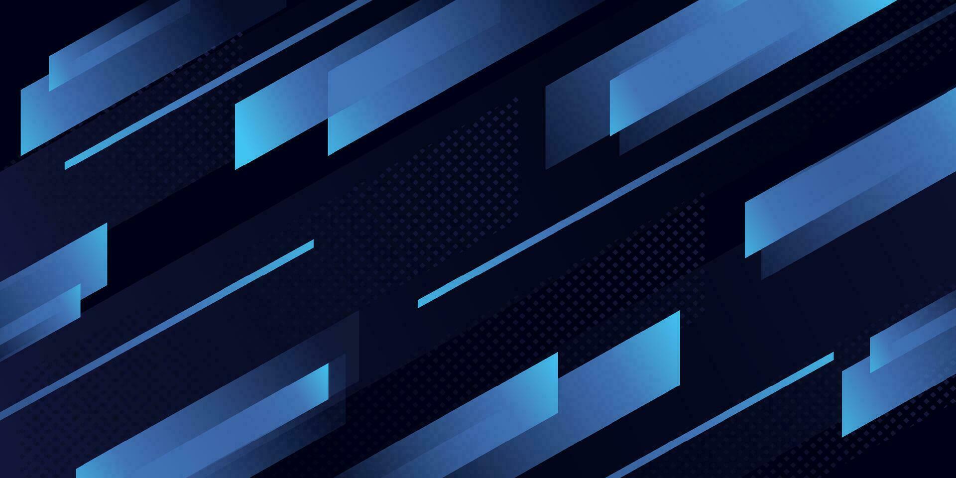 modern gradient blue black sport background vector