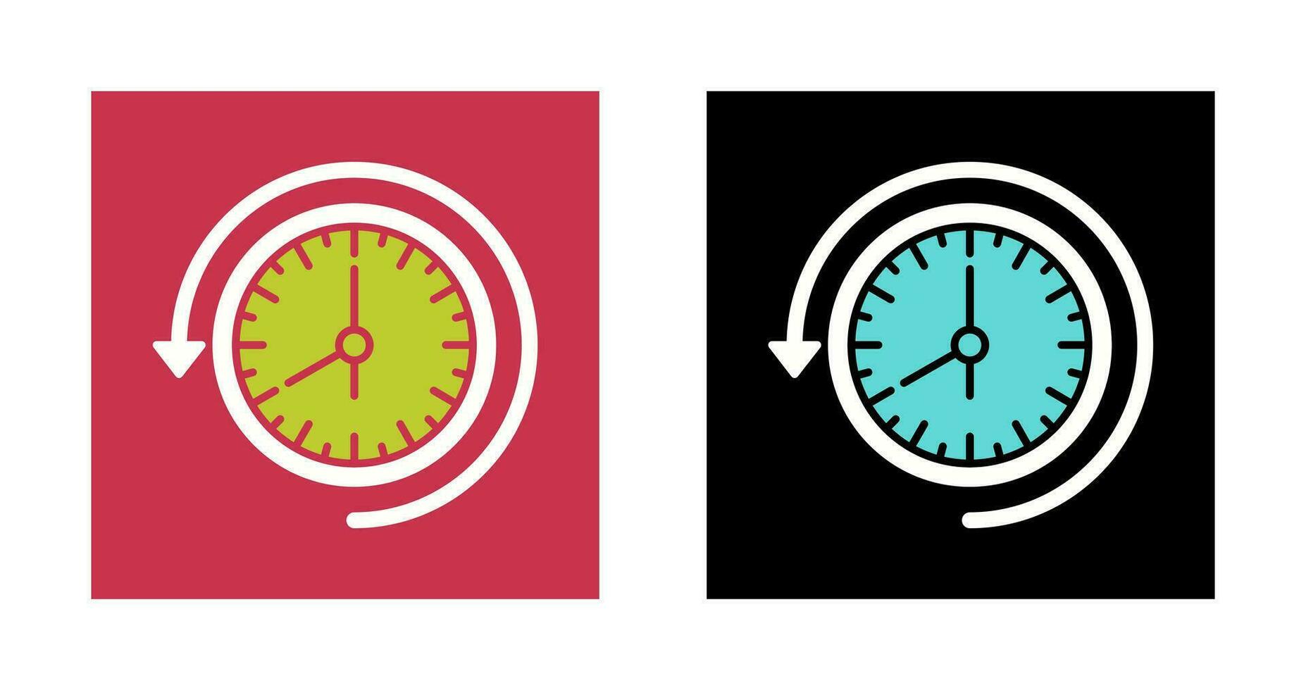 Past Time Vector Icon