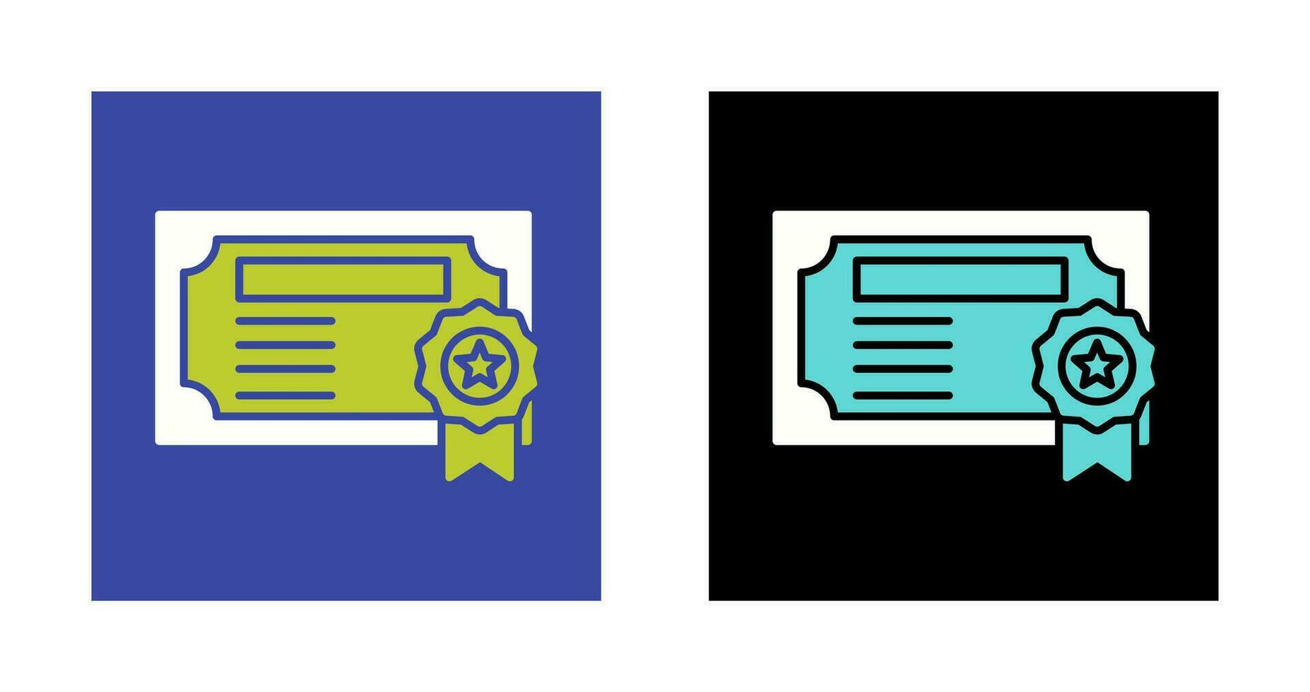 Certificate Vector Icon