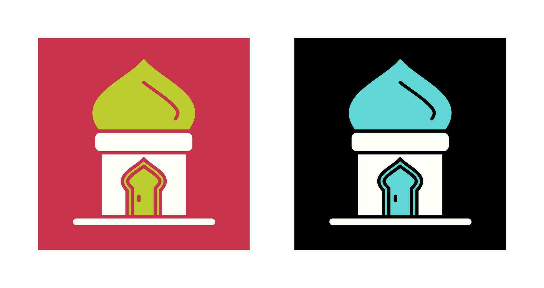 icono de vector de puerta masjid