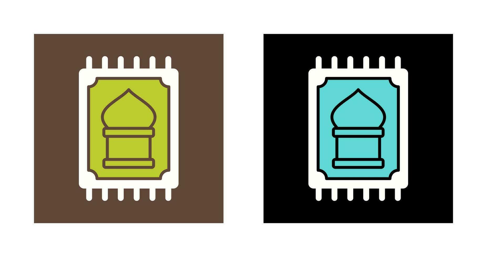 Prayer Rug Vector Icon