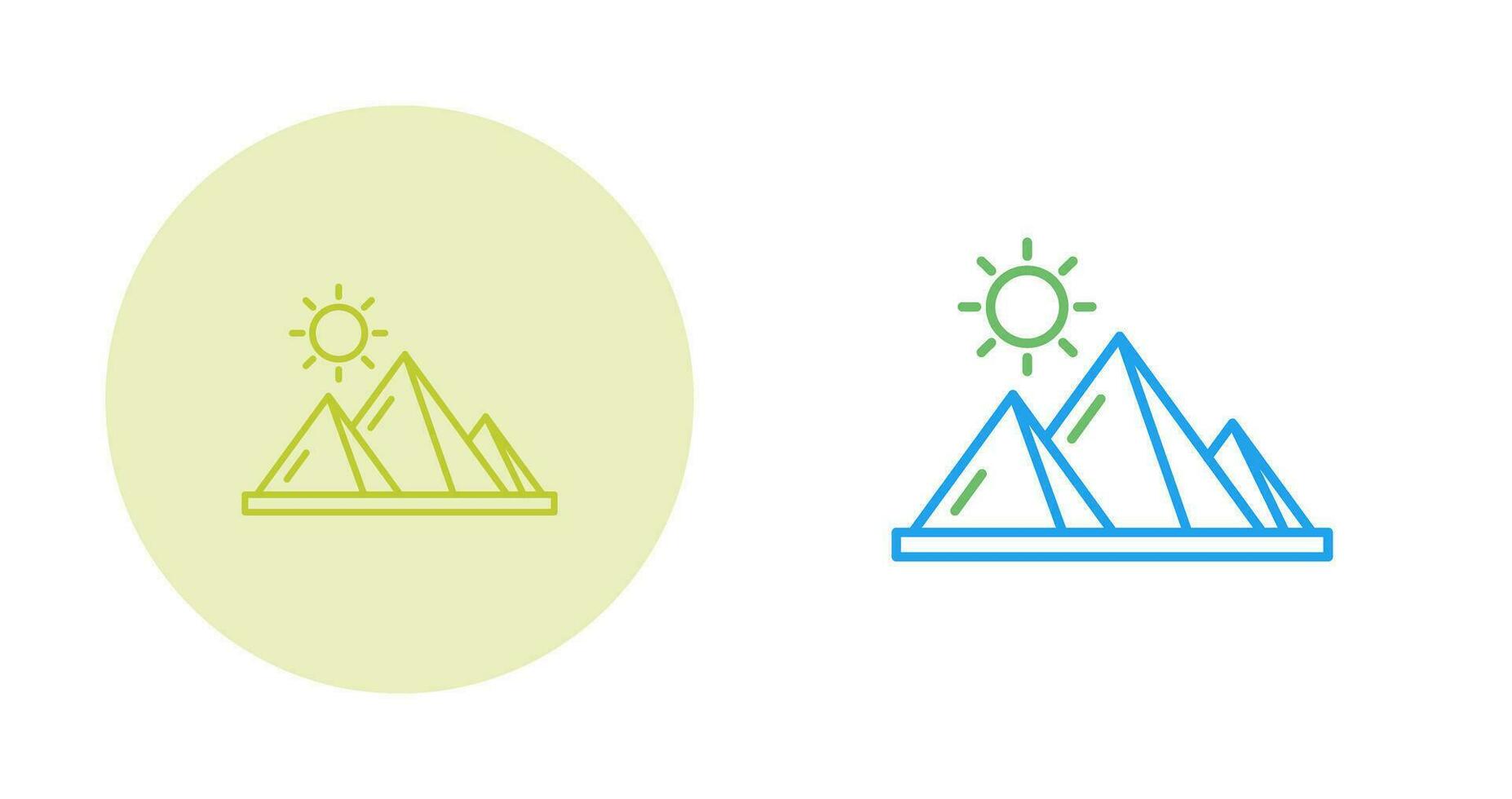 Pyramid Vector Icon