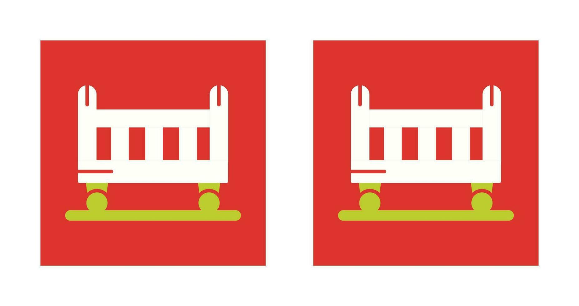 Crib Vector Icon