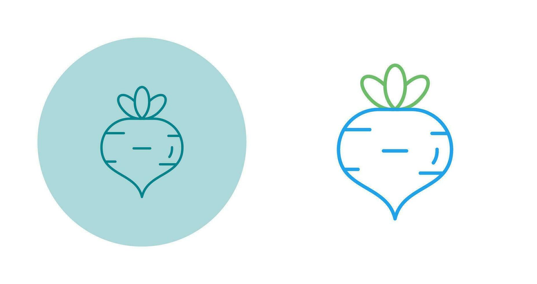 Turnip Vector Icon