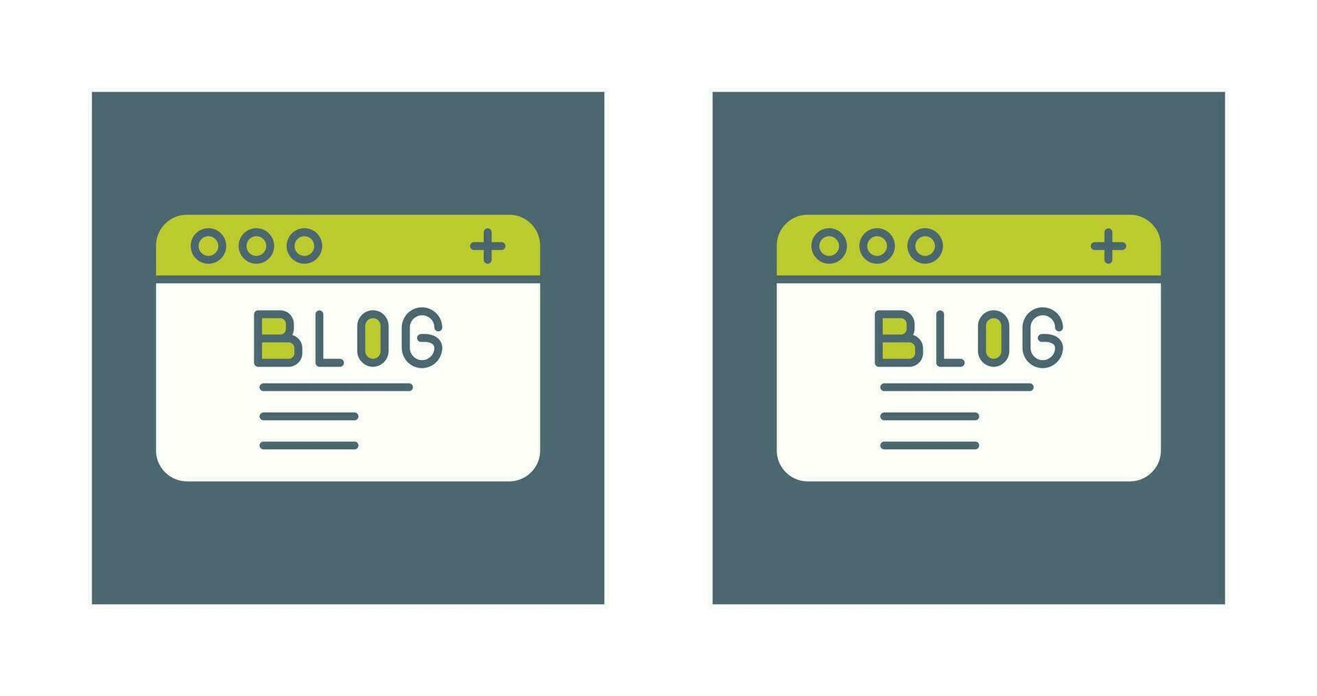 Blog Vector Icon