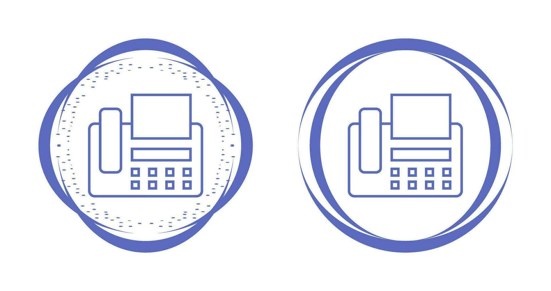 Fax Machine Vector Icon