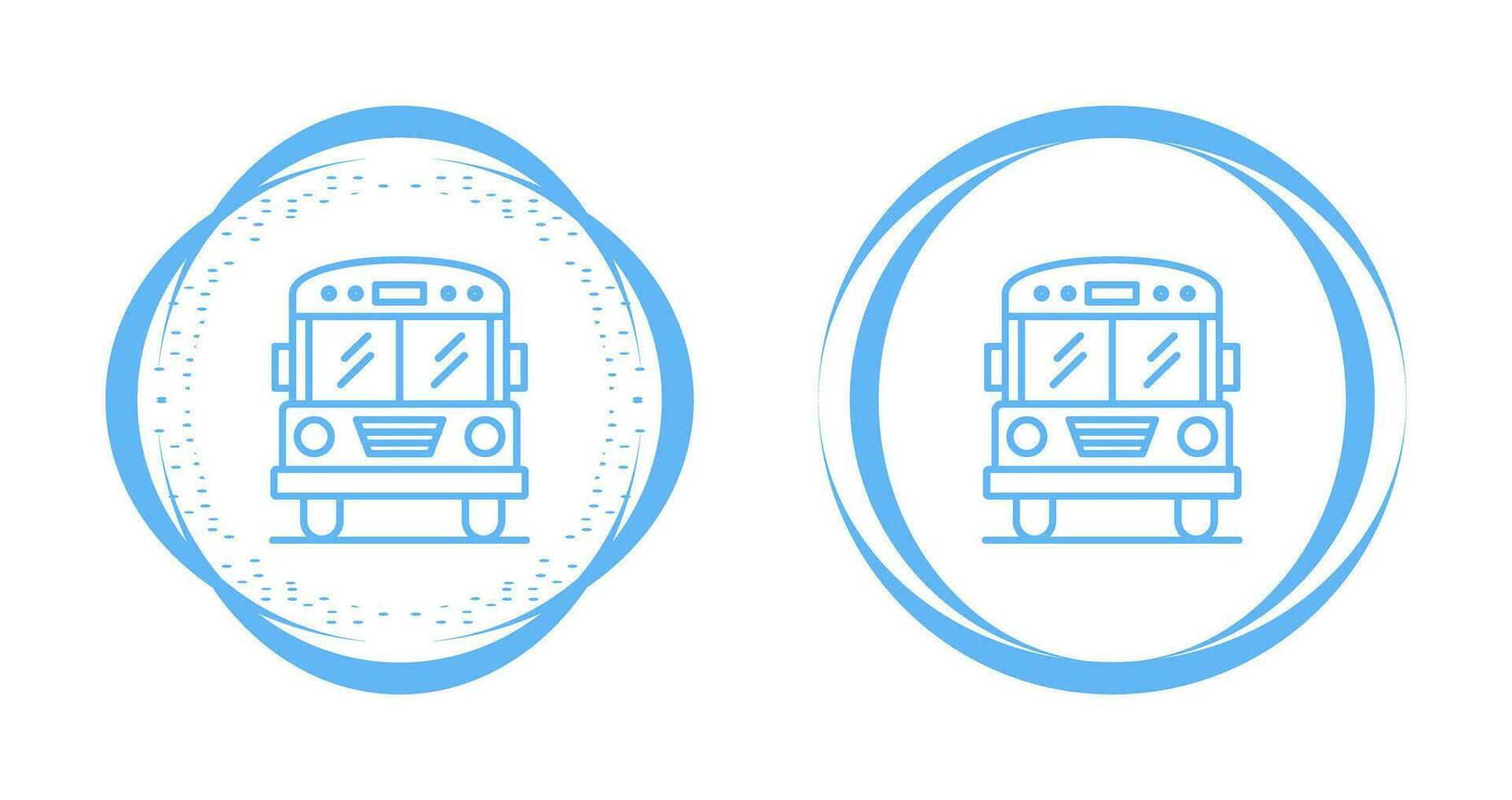 School Bus Vector Icon