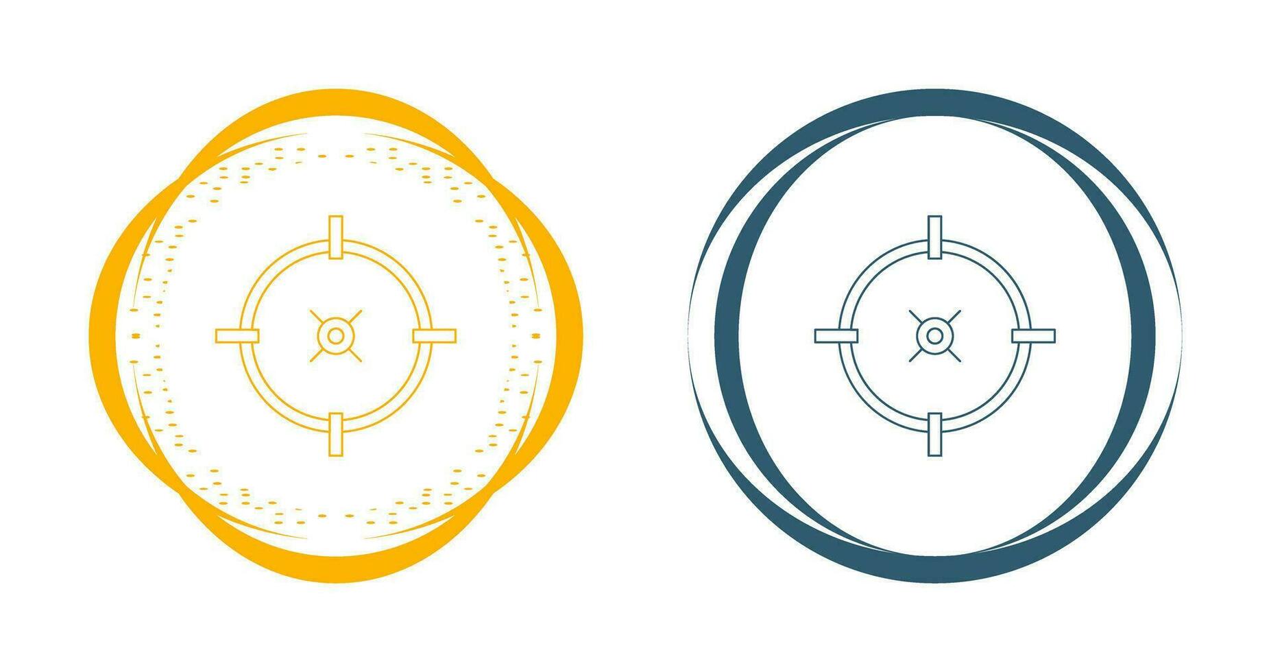 Target Location Vector Icon