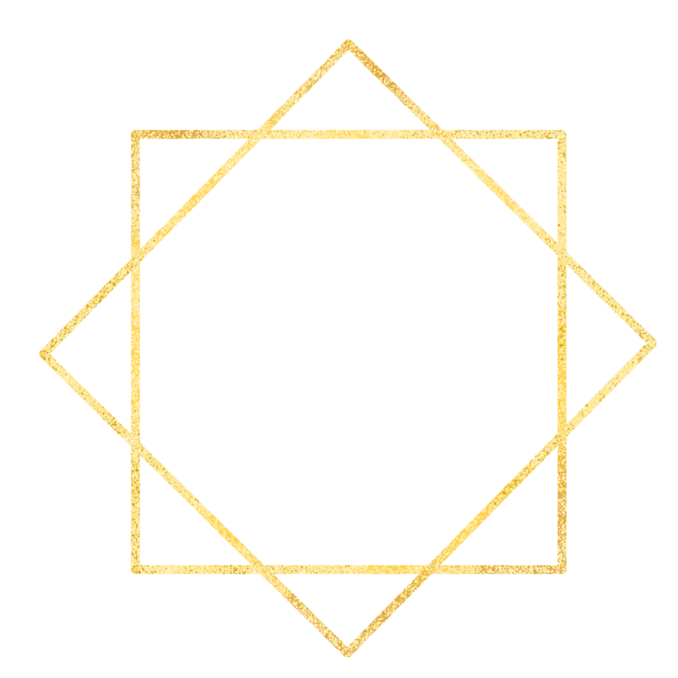 geometrico oro luccichio lusso nozze telaio per invito png