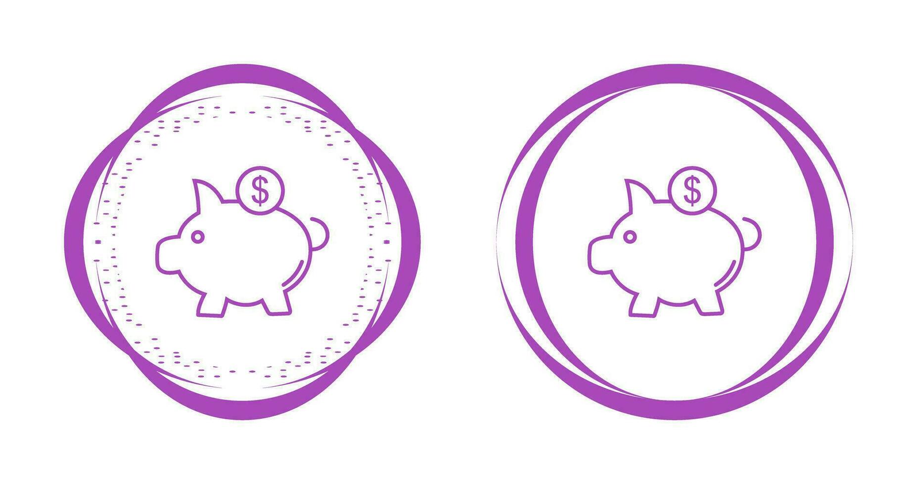 Piggy Saving Vector Icon