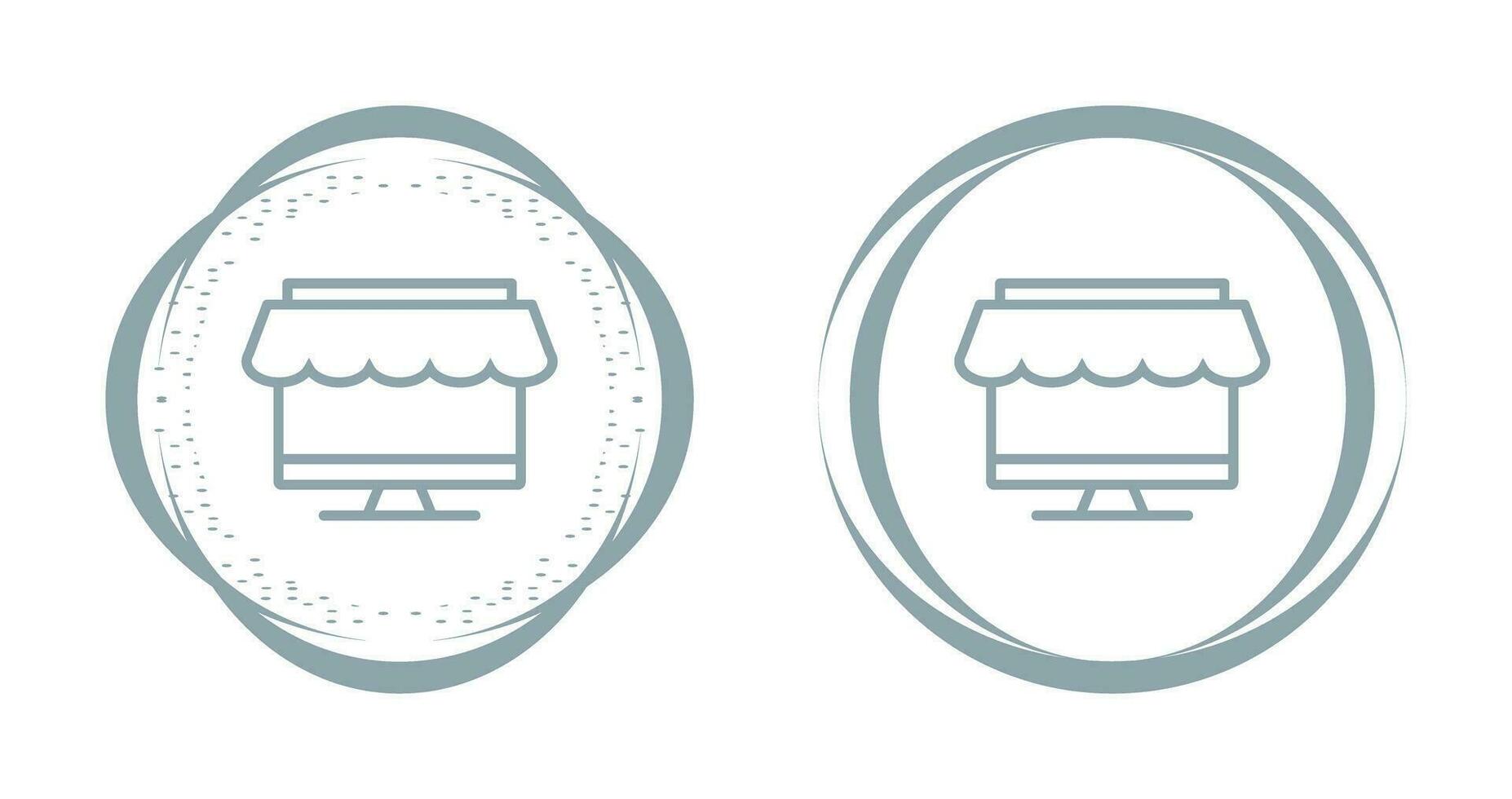 Online Shopping Website Vector Icon