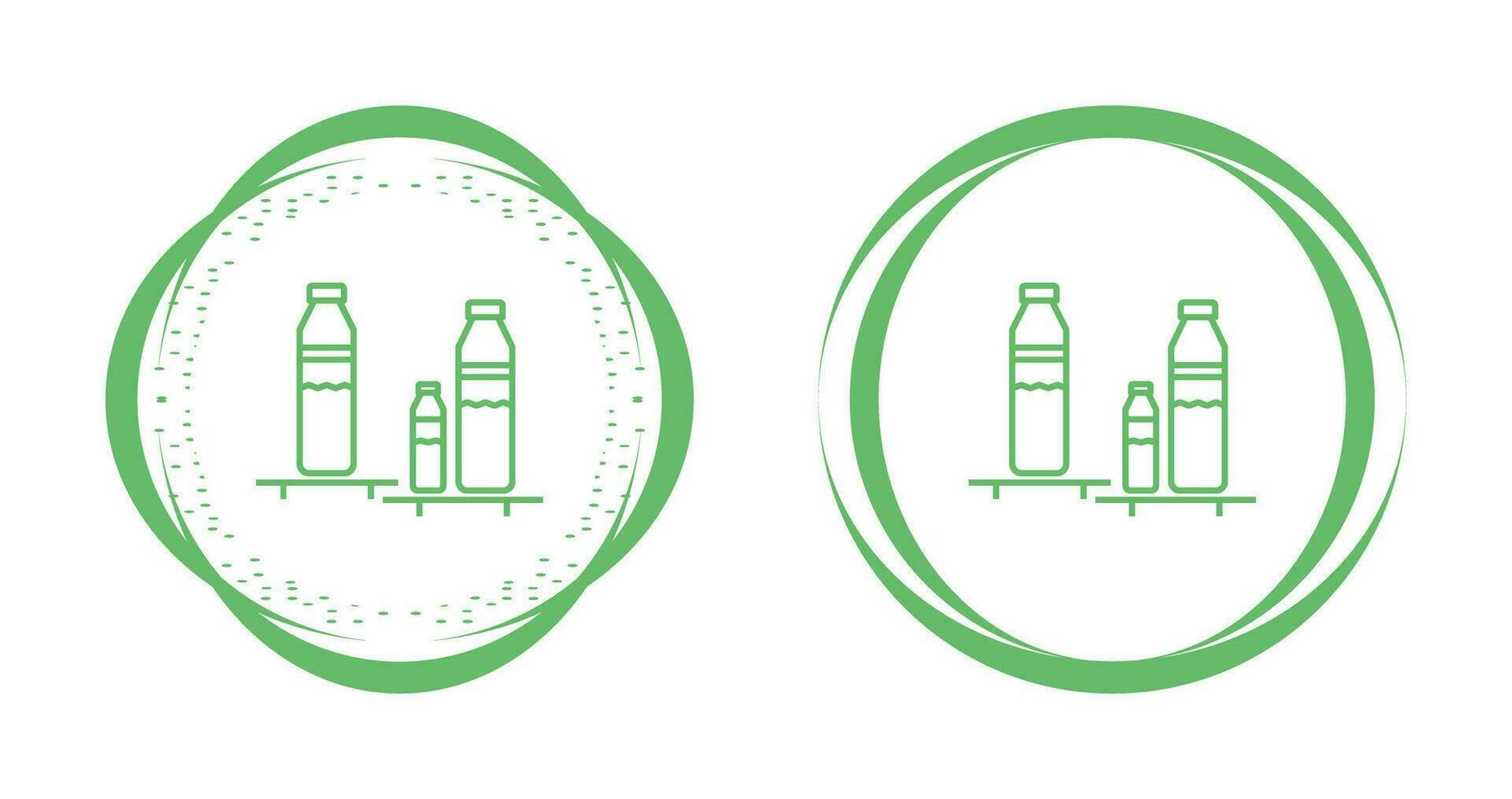 Bottles Shelf Vector Icon