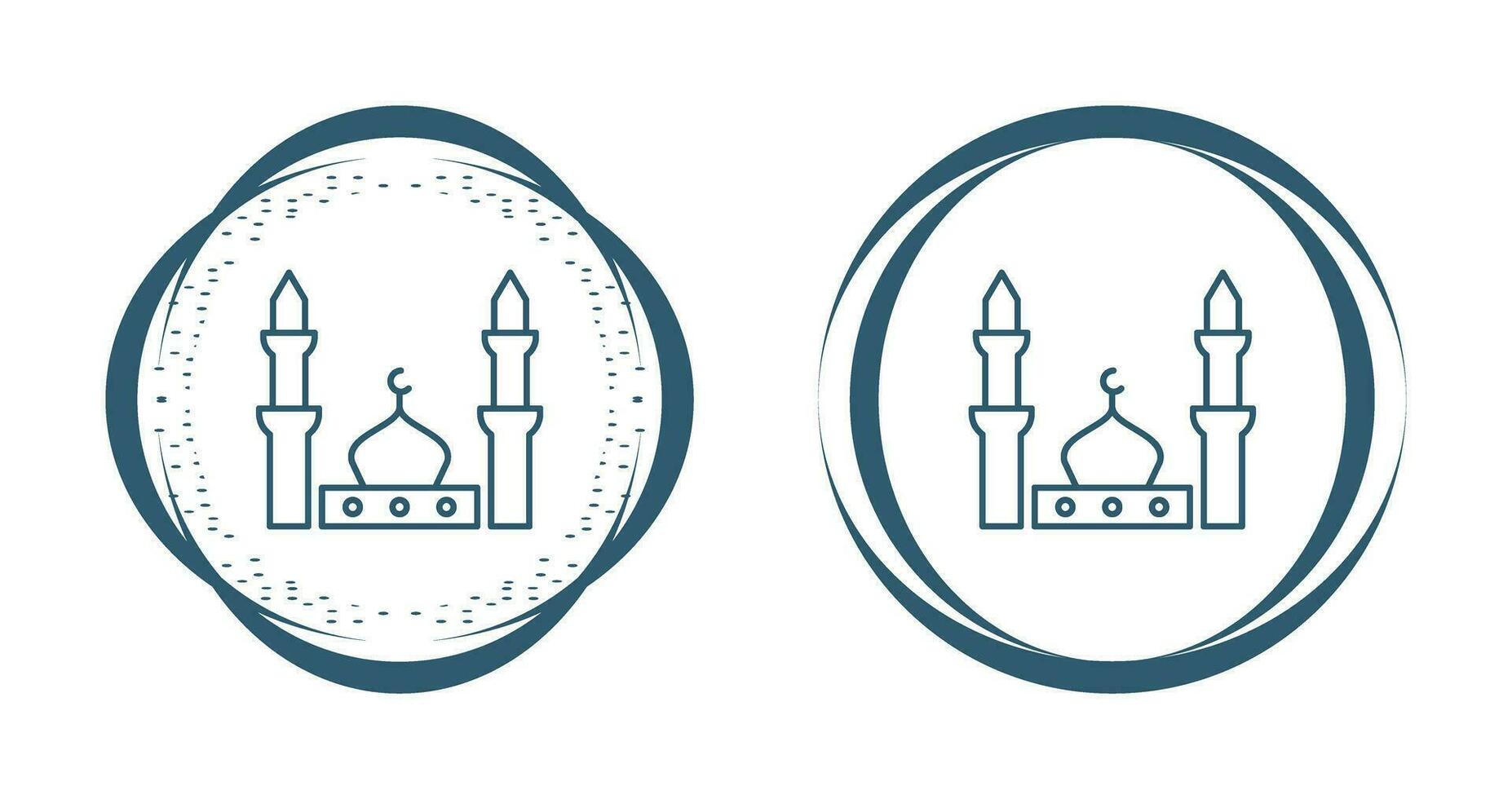 Prophet's Mosque Vector Icon