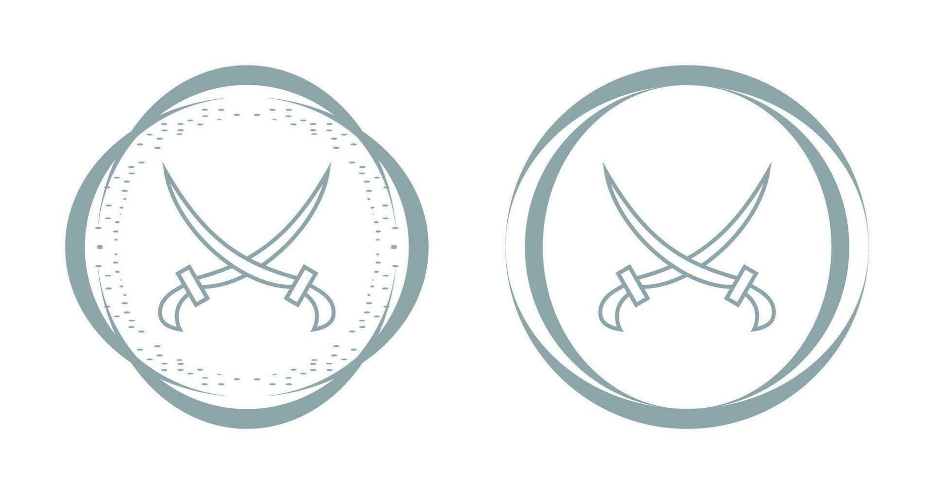 Two Swords Vector Icon