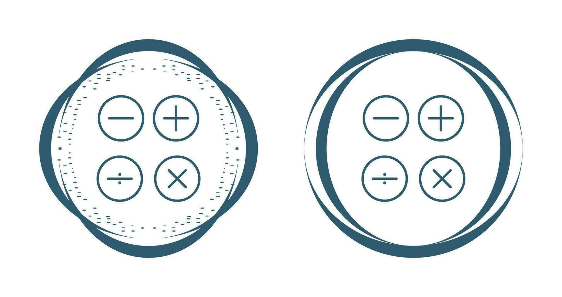 icono de vector de símbolos matemáticos