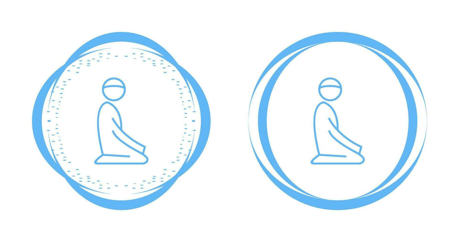 Offering Prayer Vector Icon