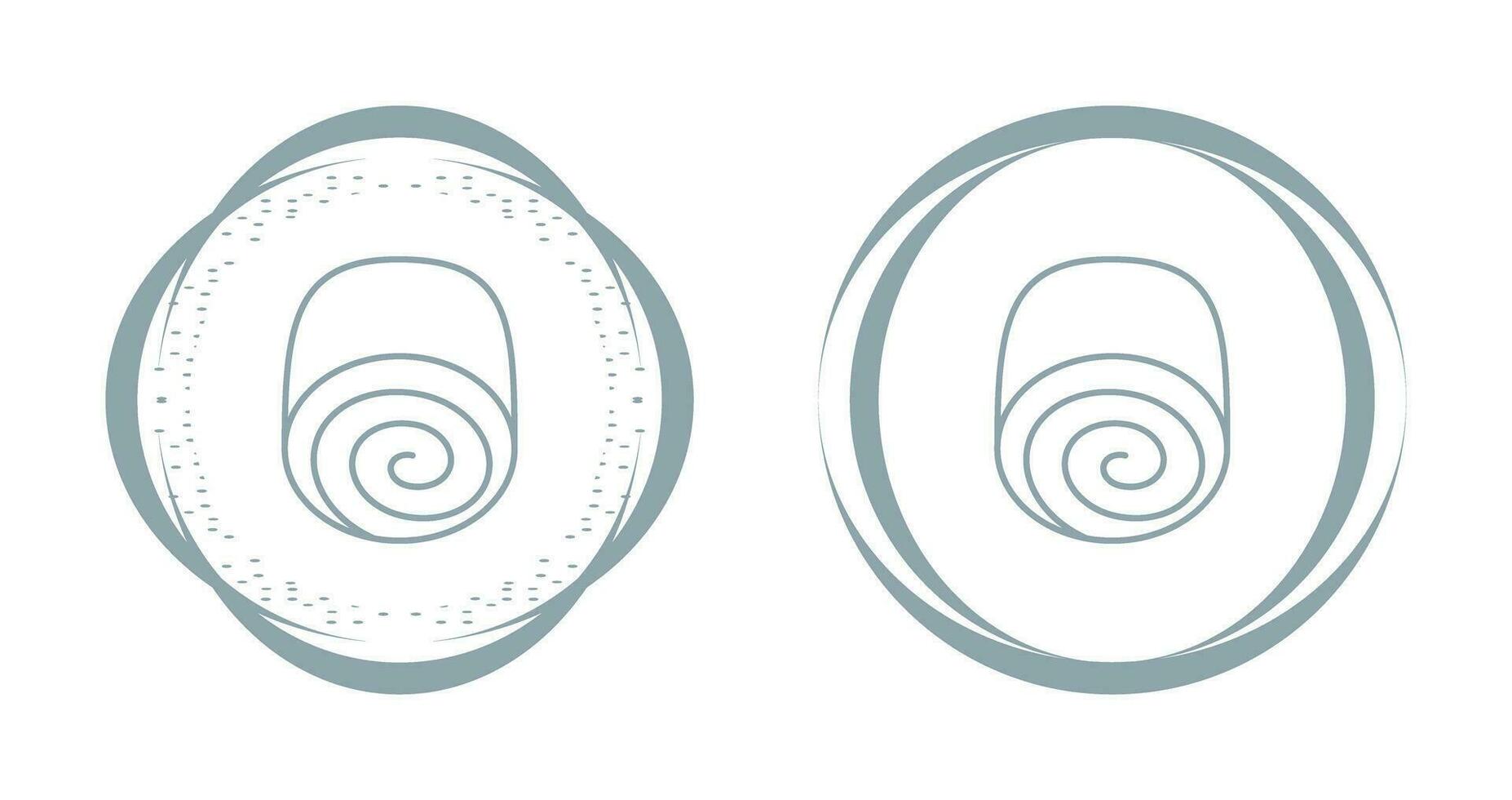 Swiss roll Vector Icon