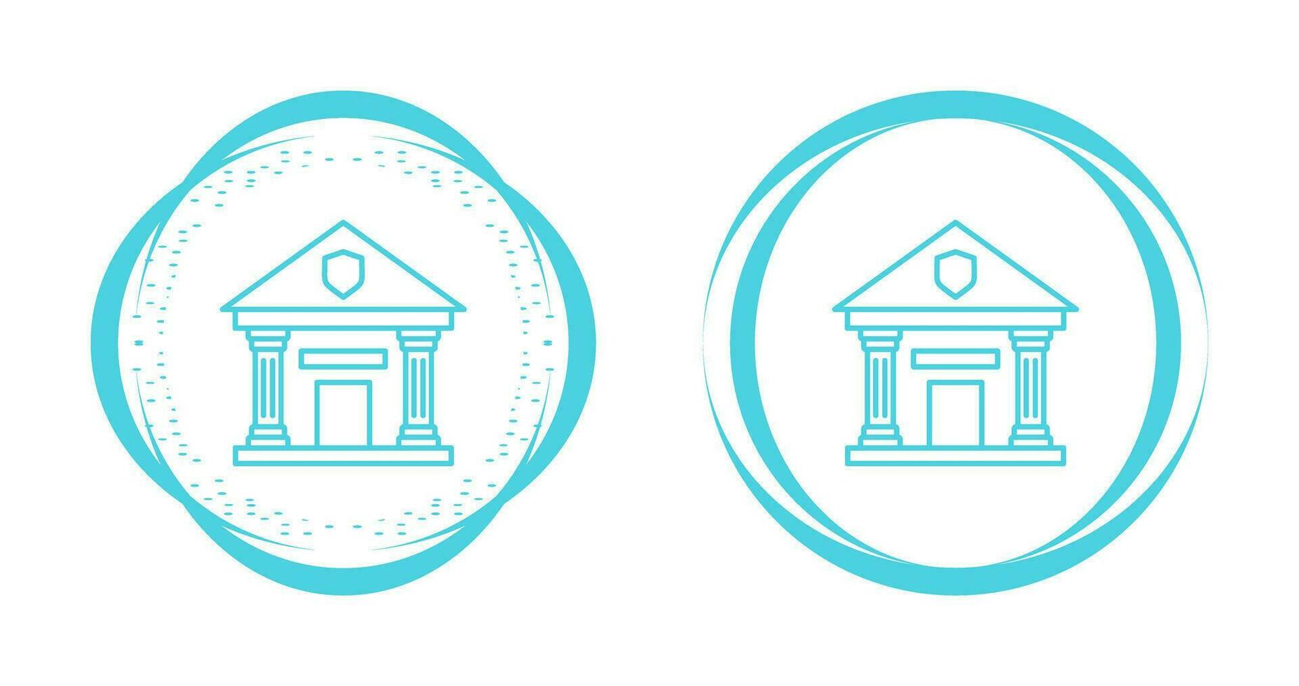 Police Station Vector Icon
