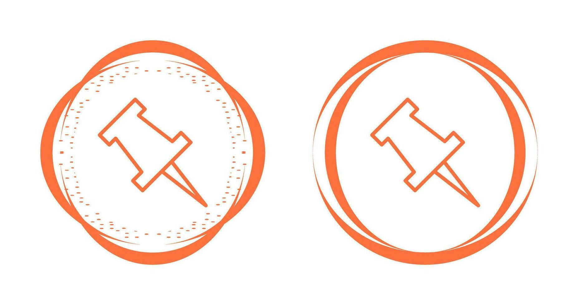 Push Pin Vector Icon