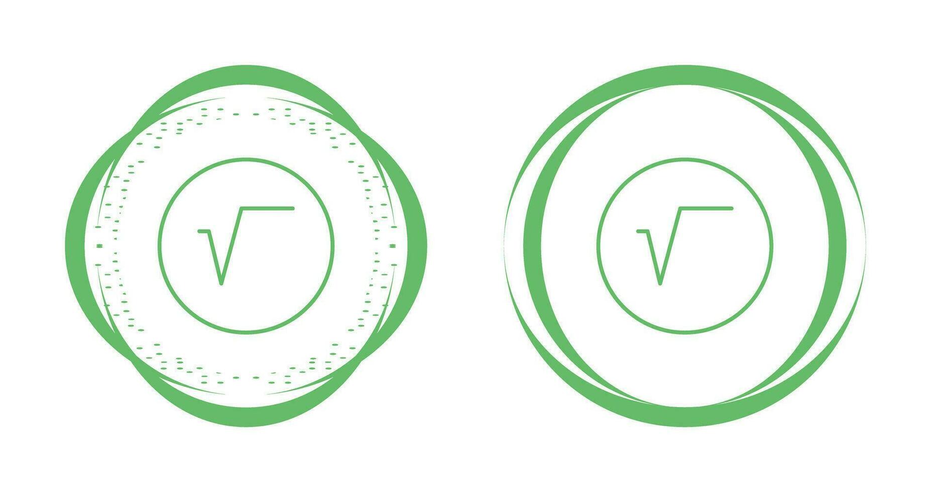 Square Root Symbol Vector Icon